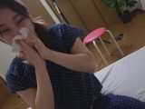 鼻炎の可愛い女子のクシャミを浴び、ドロドロの舌で鼻腔や顔面舐められ昇天！（完全オリジナル）