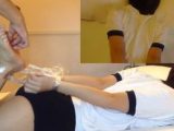 【くすぐり聖水？】体操服＆ブルマのコスプレで縛って「くすぐる」＆下着姿で「おもらし」